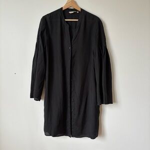 Tylho Black Button-Up Long Sleeve Shirt